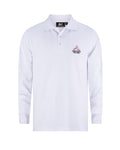 BCC Long Sleeve Polo - Unisex Fit - White