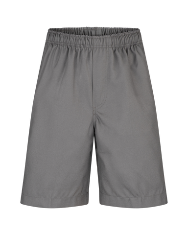 BA Essentials Elastic Waist Shorts - Unisex Fit - Grey