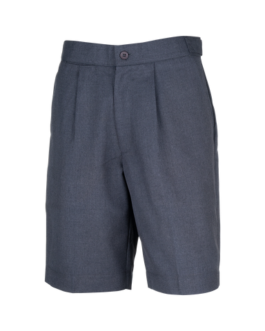 BA Essentials Shorts with Side Tab - Unisex Fit - Grey Melange