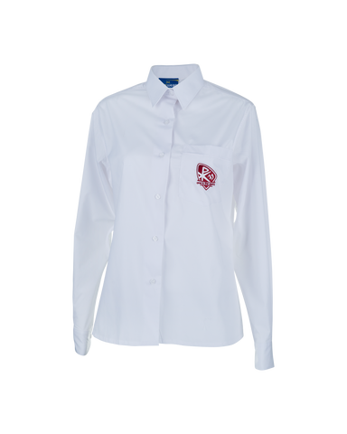 Casey Grammar Long Sleeve Deluxe Blouse - Shaped Fit