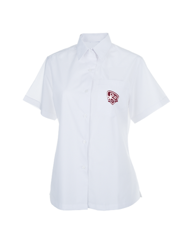 Casey Grammar Short Sleeve Deluxe Blouse - Shaped Fit