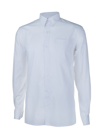 BA Essentials Long Sleeve Deluxe Shirt - Unisex Fit - White